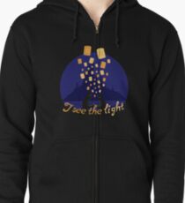 I see the light Zipped Hoodie