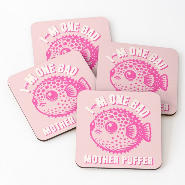 Item preview, Cute Puffer Fish, Blowfish, Balloon Fish, Bad Mother Puffer designed and sold by Mariana Piana.