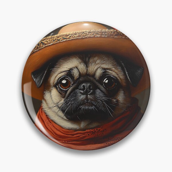 Item preview, Zapatista Pug - Cute Mexican Revolutionary Pug - Stylish Animal Art designed and sold by Chrisjeffries24.