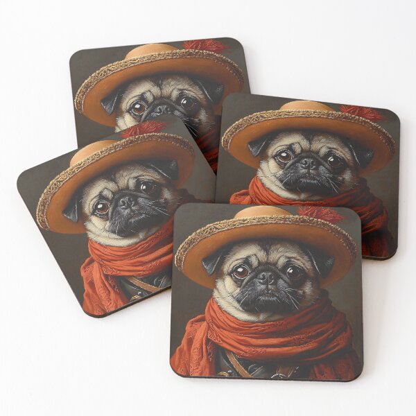 Item preview, Zapatista Pug - Cute Mexican Revolutionary Pug - Stylish Animal Art designed and sold by Chrisjeffries24.