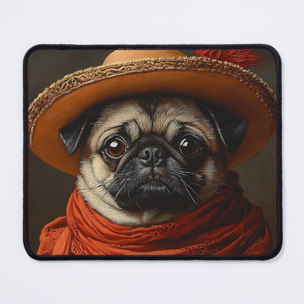 Item preview, Zapatista Pug - Cute Mexican Revolutionary Pug - Stylish Animal Art designed and sold by Chrisjeffries24.