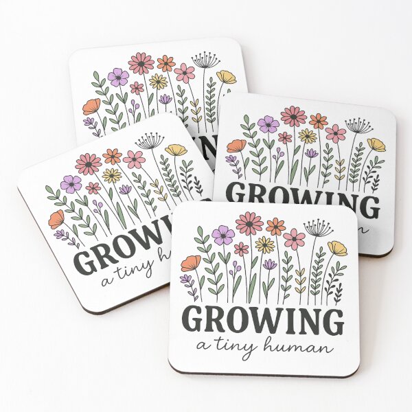 Item preview, Growing a Tiny Human, Floral Pregnancy Announcement, Plant Lover, Spring Flower Baby Reveal Maternity, Baby on the Way, Maternity Gift designed and sold by Orvista.