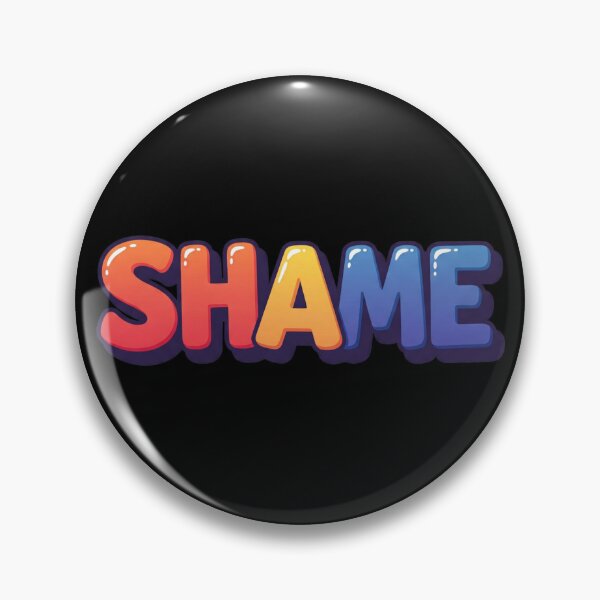 Item preview, SHAME | Bold and Expressive Statement Graphic designed and sold by Tw1nsAIArt.