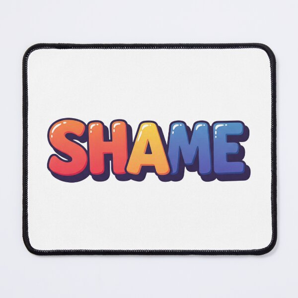 Item preview, SHAME | Bold and Expressive Statement Graphic designed and sold by Tw1nsAIArt.