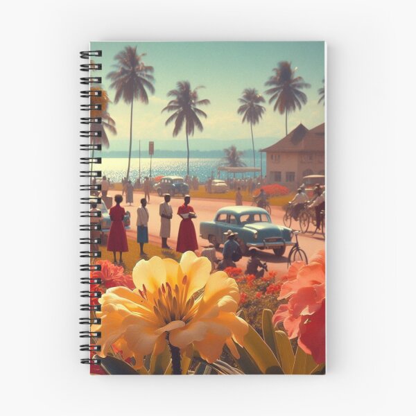 Item preview, Entebbe City in 60s Photo Style at 4 PM – Retro AI Artwork for Vacation and City Lovers on Clothing & Accessories designed and sold by knalpot-design.