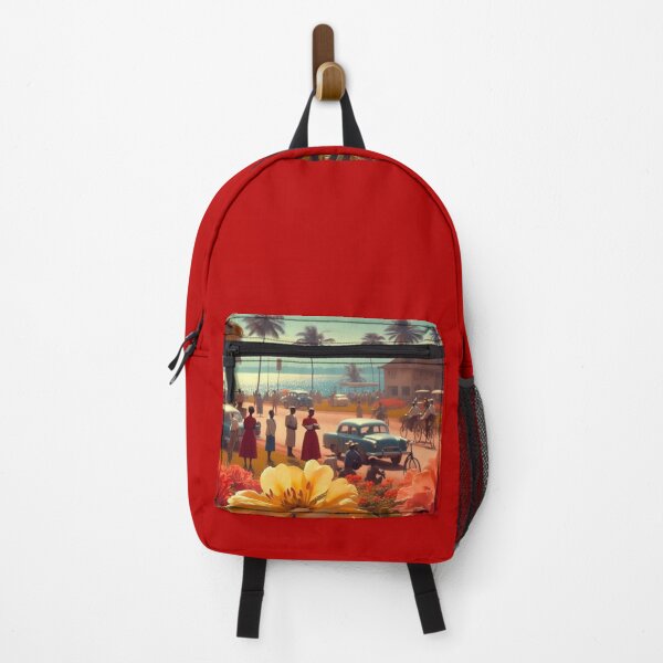 Item preview, Entebbe City in 60s Photo Style at 4 PM – Retro AI Artwork for Vacation and City Lovers on Clothing & Accessories designed and sold by knalpot-design.