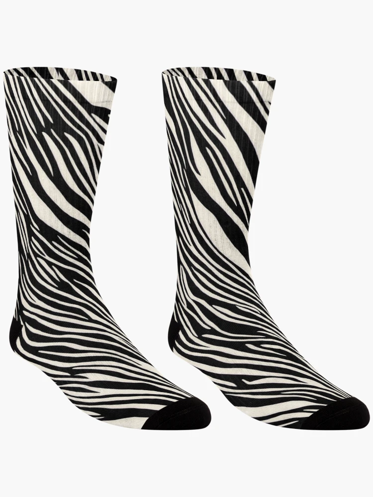 Thumbnail 3 of 5, Socks, Zebra designed and sold by rootzero.