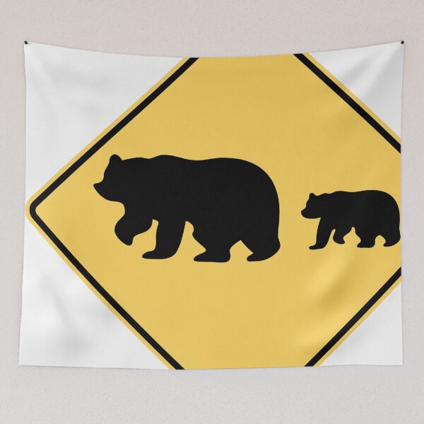 Item preview, Bear and cub sign  designed and sold by cecilysesame.
