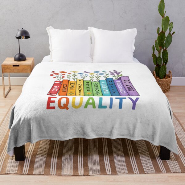 Item preview, Equal Rights, Book Flower, Plant Lover, Social Justice, Equality Peace Love Kindness , Feminist Gift for Her, Women Rights  designed and sold by Orvista.