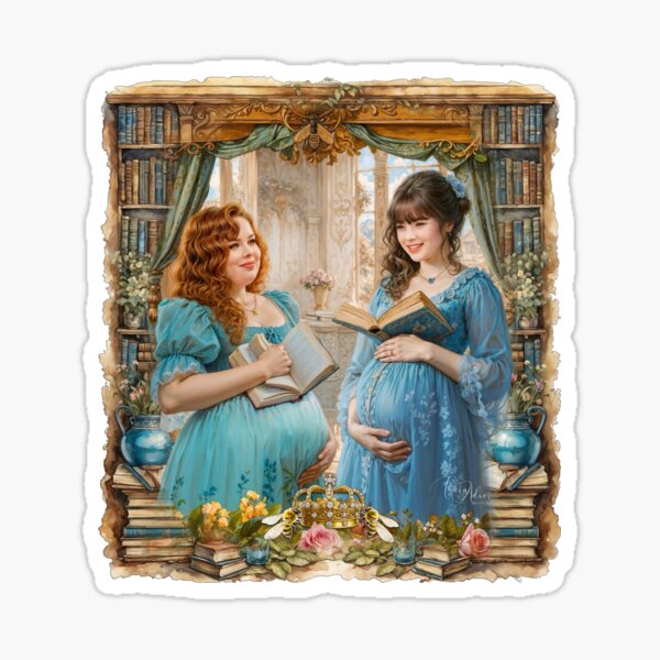 Item preview,  Penelope and Eloise Bridgerton designed and sold by Vera-Adxer.
