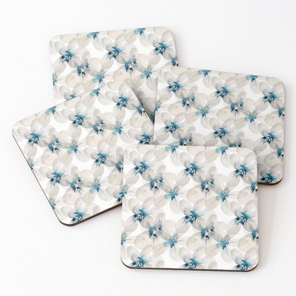 Item preview, Watercolor Flowers Pattern designed and sold by Kara Draws.