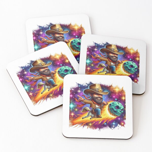 Item preview, Galactic Cowboy Blaze – by Claudio Fischer designed and sold by Nave Curious Stuff.