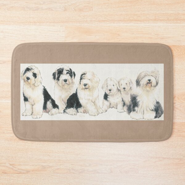 Item preview, Old English Sheepdog Puppies designed and sold by BarbBarcikKeith.