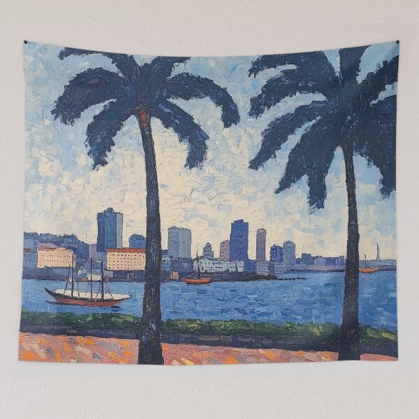 Item preview, Luanda | Post-impressionist painting style designed and sold by ComicsFactory.