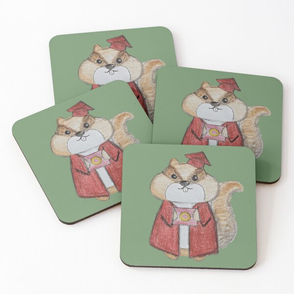 Item preview, Chipmunk Graduation designed and sold by cinemou-art.