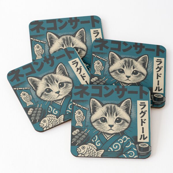 Item preview, Neko Noodle Nights designed and sold by Fluff and Tough.