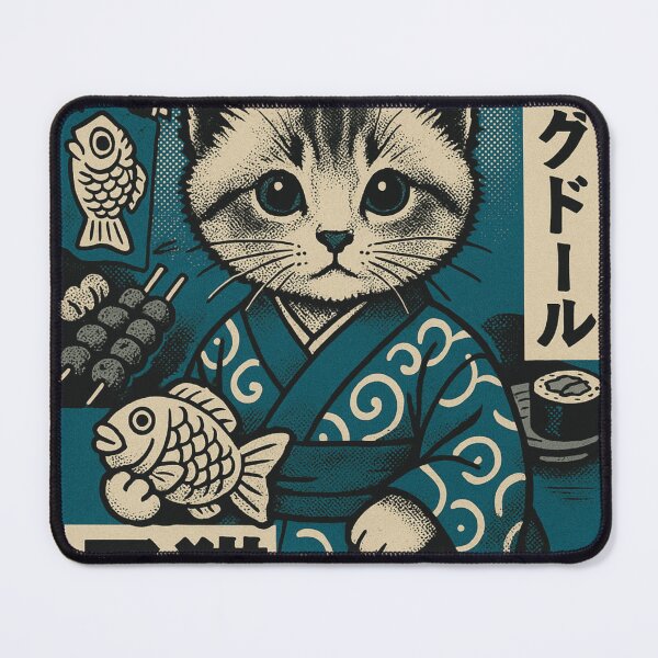 Item preview, Neko Noodle Nights designed and sold by Fluff and Tough.