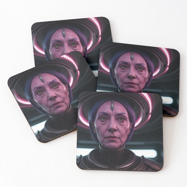 Item preview, Female Alien Space Captain – Galactic Commander designed and sold by highplacidity.