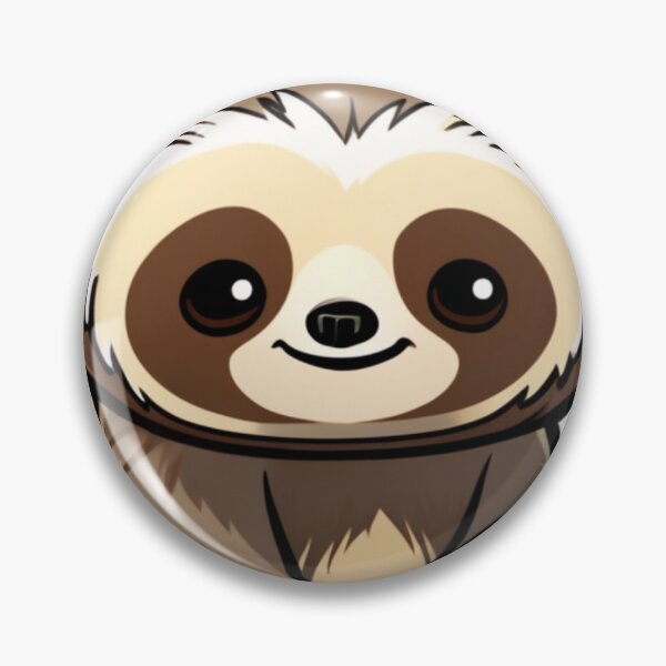 Item preview, Furry Sloth Joy designed and sold by Whale and Willow.