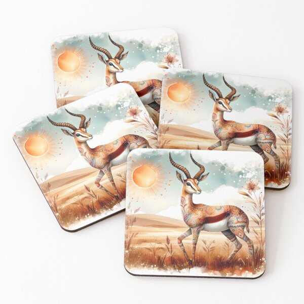 Item preview, Patterns of the Savanna Grassland Gazelle designed and sold by BreezyDawnDesigns.
