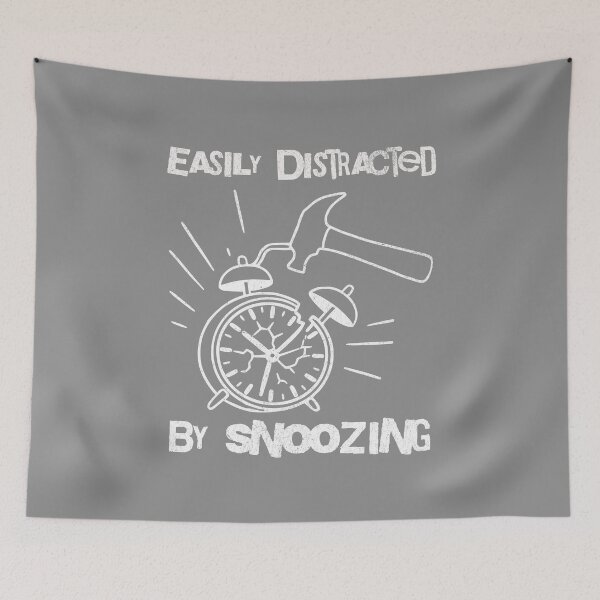 Item preview, Easily Distracted by Snoozing  designed and sold by donwillisjrart.