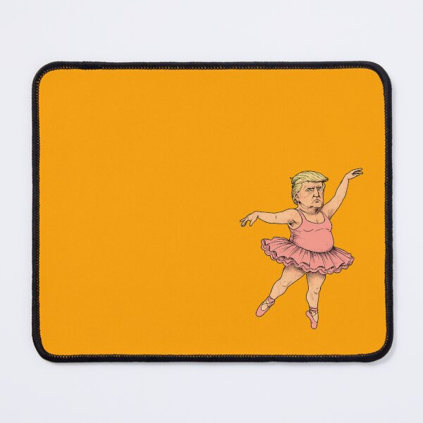 Item preview, Funny Trump Ballerina Caricature – Pen and Ink Style Political Satire Design designed and sold by marvinismyname.