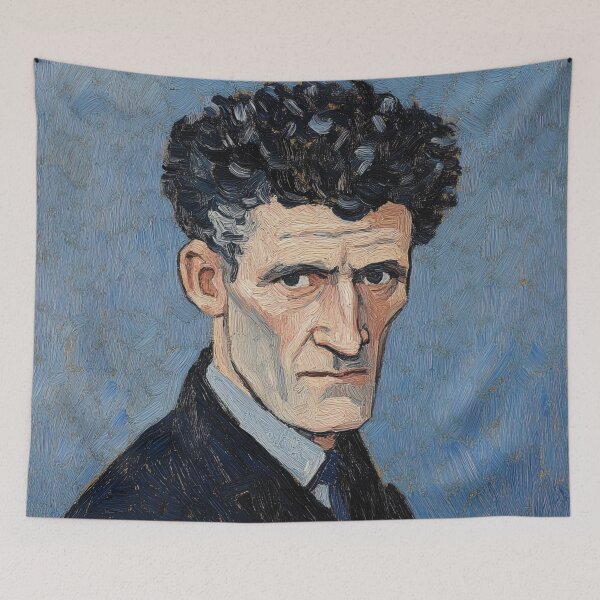Item preview, Ludwig Wittgenstein | Post-impressionist painting style designed and sold by ComicsFactory.
