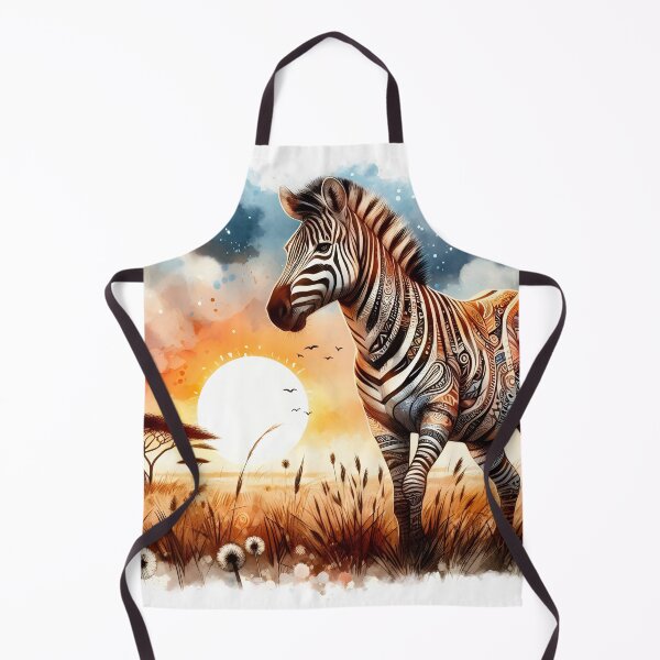 Item preview, Patterns of the Savanna Grassland Zebra designed and sold by BreezyDawnDesigns.