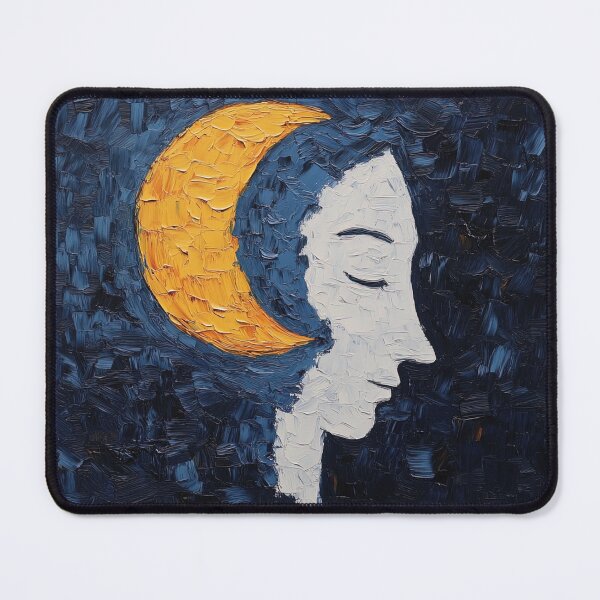 Item preview, Lunar god | Post-impressionist painting style designed and sold by ComicsFactory.