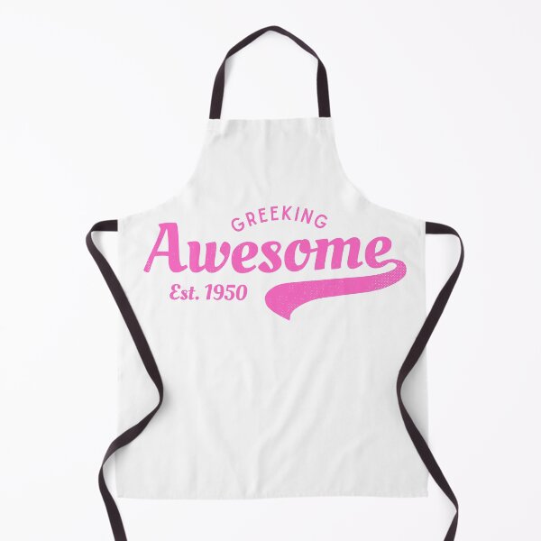 Item preview, Greeking Awesome Est. 1950 | Retro Pink Greek T-Shirt Design designed and sold by Olive&Om.