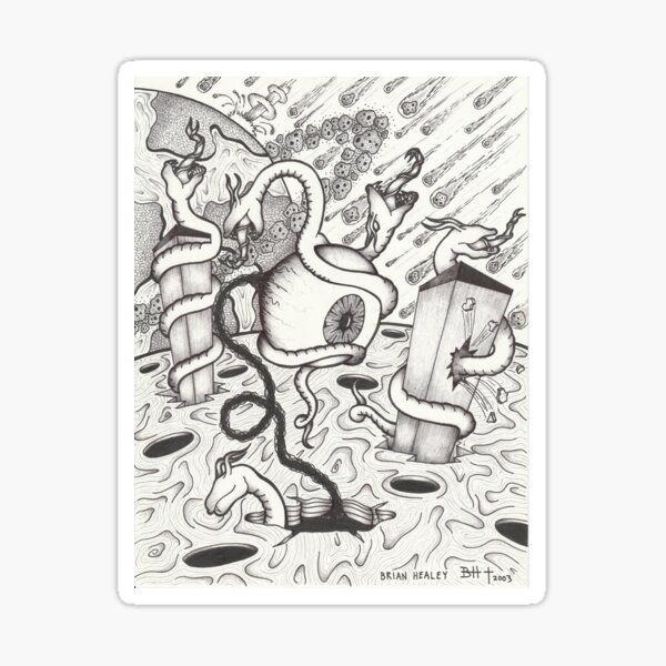 Item preview, Fate of the Rock Worms designed and sold by Brian Healey Art .