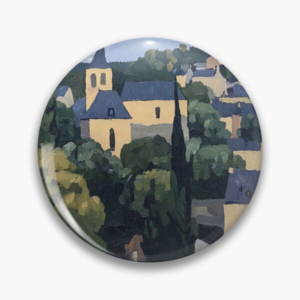 Item preview, Luxembourg landscape | Post-impressionist painting style designed and sold by ComicsFactory.