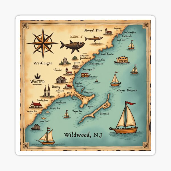 Artikel-Vorschau von Wildwood, NJ, designt und verkauft von Dreams--Cape.