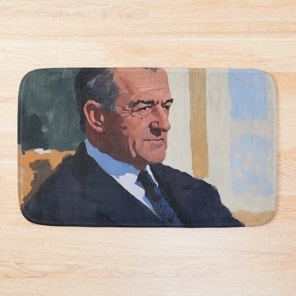 Item preview, Lyndon B. Johnso | Post-impressionist painting style designed and sold by ComicsFactory.