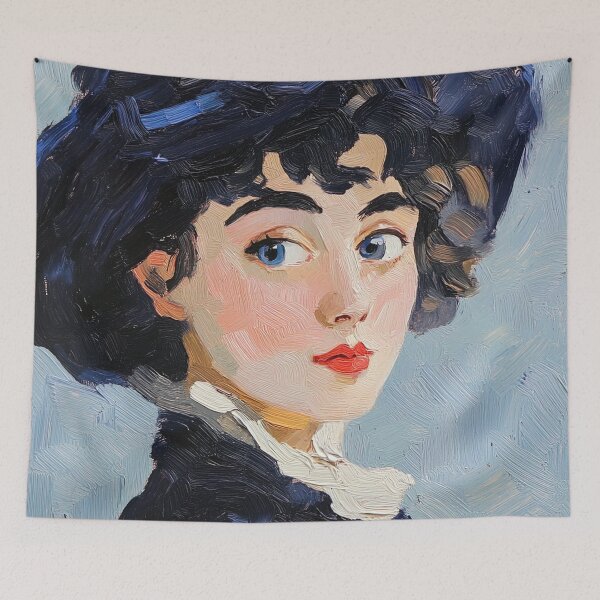 Item preview, Mabel Normand | Post-impressionist painting style designed and sold by ComicsFactory.