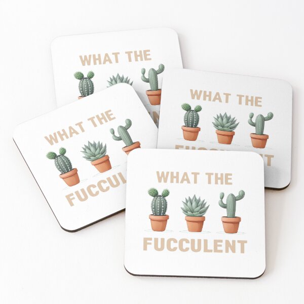 Item preview, What the Fucculent, Funny Succulent, Sarcastic Cactus, Plant Lover, Gardening Gift, Cactus Humor Apparel designed and sold by Orvista.