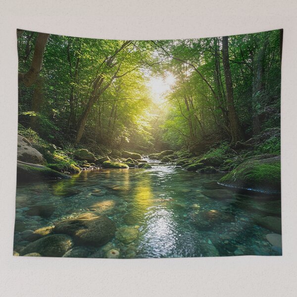 Item preview, Serene Forest Stream Photography designed and sold by AnimalAirtistry.