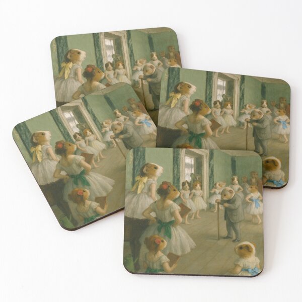 Item preview, Guinea Pig Ballet Class (After Degas) designed and sold by gandolfwizard.