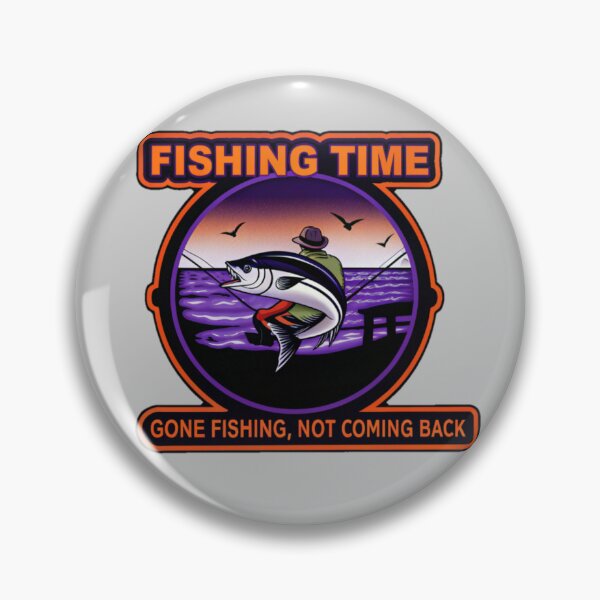 Item preview, Gone Fishing Vintage Ocean Sunset Scene – Peaceful Tuna Fishing Design designed and sold by Yas_oma.