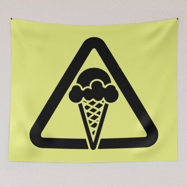 Item preview, Ice cream stop sign designed and sold by Brendon987.
