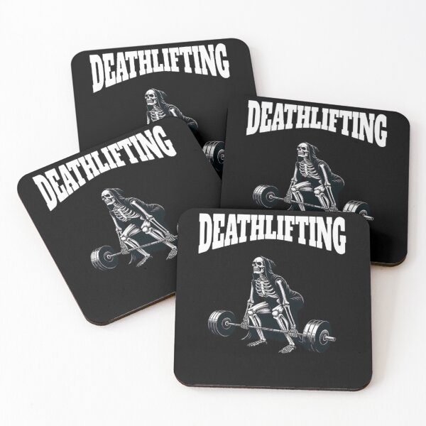 Item preview, Deathlifting Skeleton – Funny Deadlift Gym Workout Design designed and sold by HYSTOREGYMWEAR.