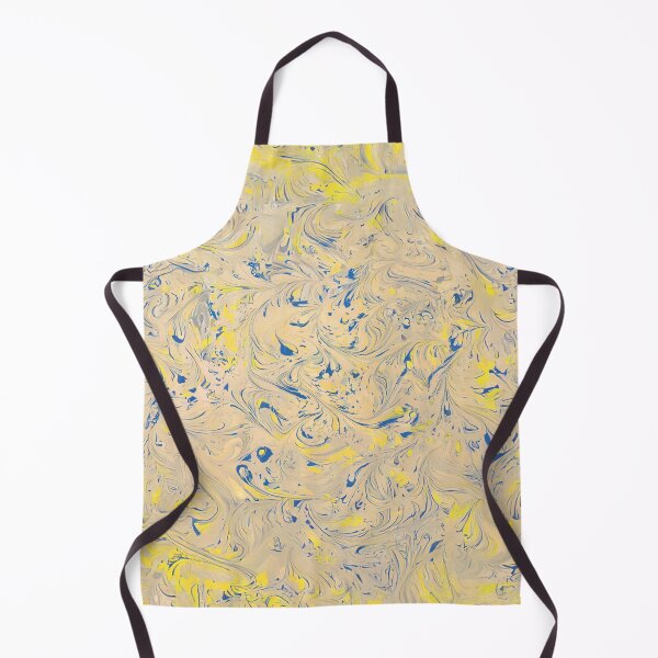 Item preview, Tan yellow blue marbled design from Arabesques book 1782 designed and sold by 2ndBloom.