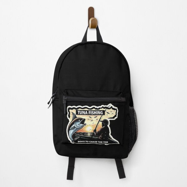 Item preview, Tuna Fishing Born to Chase the Tide – Sunset Ocean Adventure Artwork designed and sold by Yas_oma.