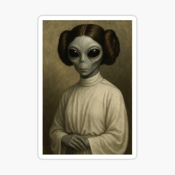 Item preview, Princess Leia designed and sold by GreyAlienPortraits.