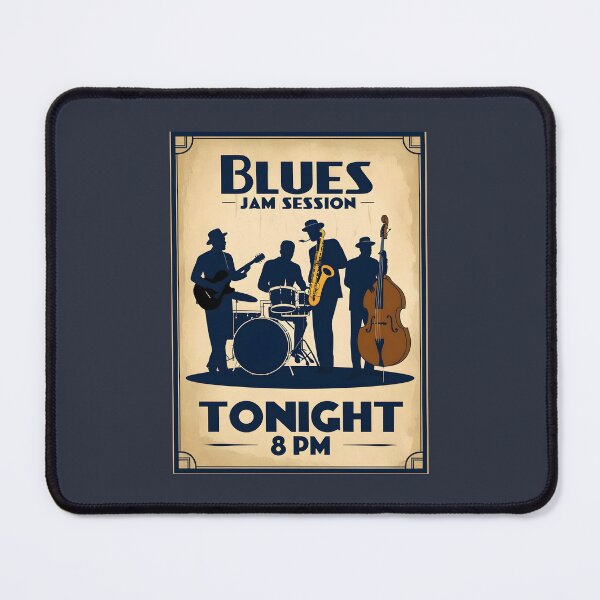 Item preview, A Vintage Blues Jam Session Poster designed and sold by GoodOldVintage.