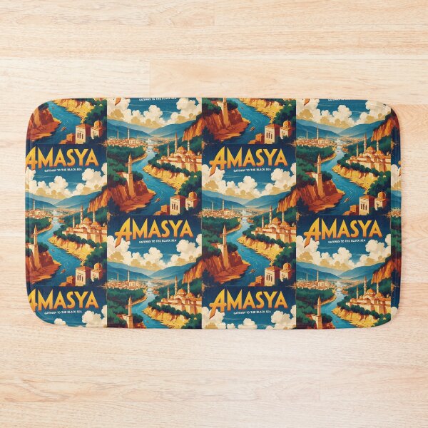 Item preview, Amasya Turkey Vintage Travel Tourism designed and sold by TravelersGems.