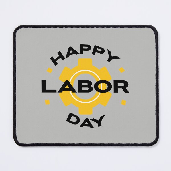 Item preview, Labor Day. typography poster for celebration, minimal flat vector illustration. designed and sold by AtonuHaque.