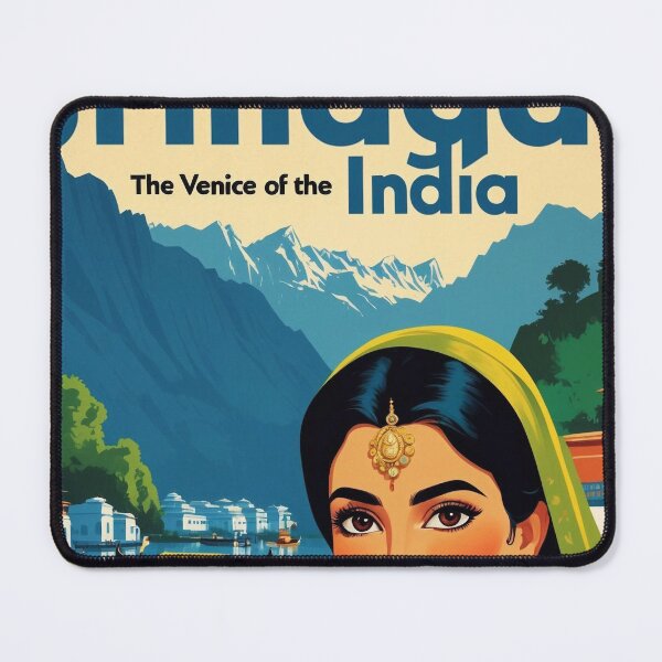Item preview, Srinagar Venice of the East India Vintage Travel Tourism designed and sold by TravelersGems.