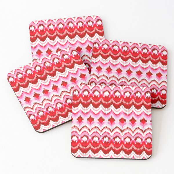 Item preview, Red and Pinks Holiday Pattern designed and sold by Sharon Schwalbe.