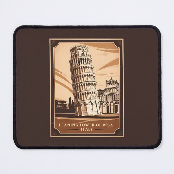 Item preview, A Vintage Travel Illustration of Pisa - Italy designed and sold by GoodOldVintage.